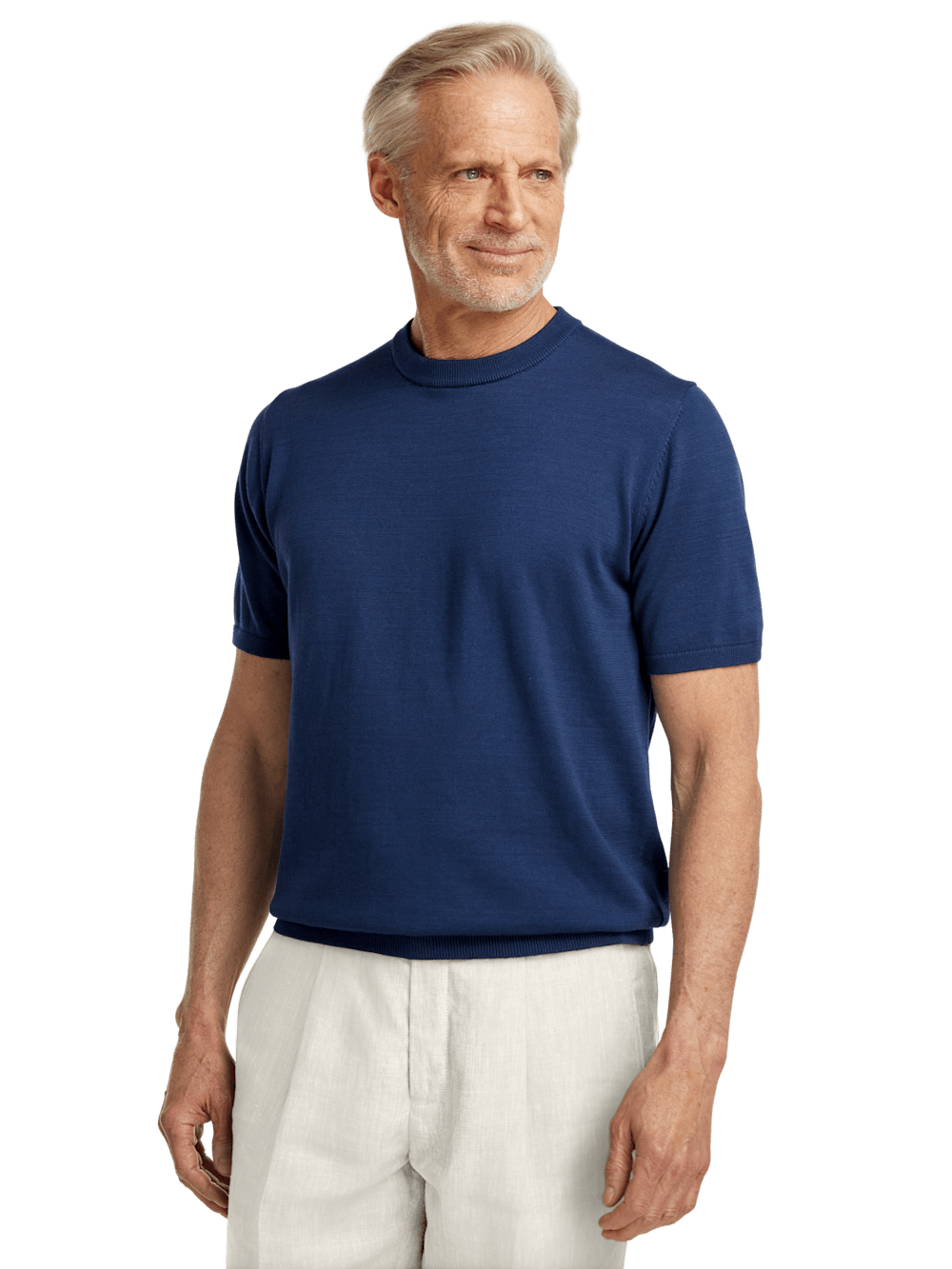 Alternate Image of Supima Cotton Crew Neck Sweater-1