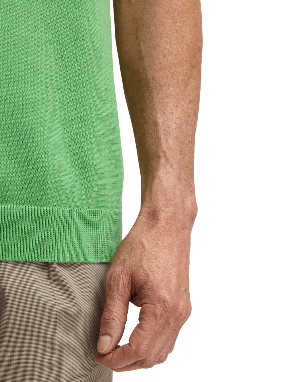 Alternate Image of Cotton Quarter Zip Mock Neck Sweater-3