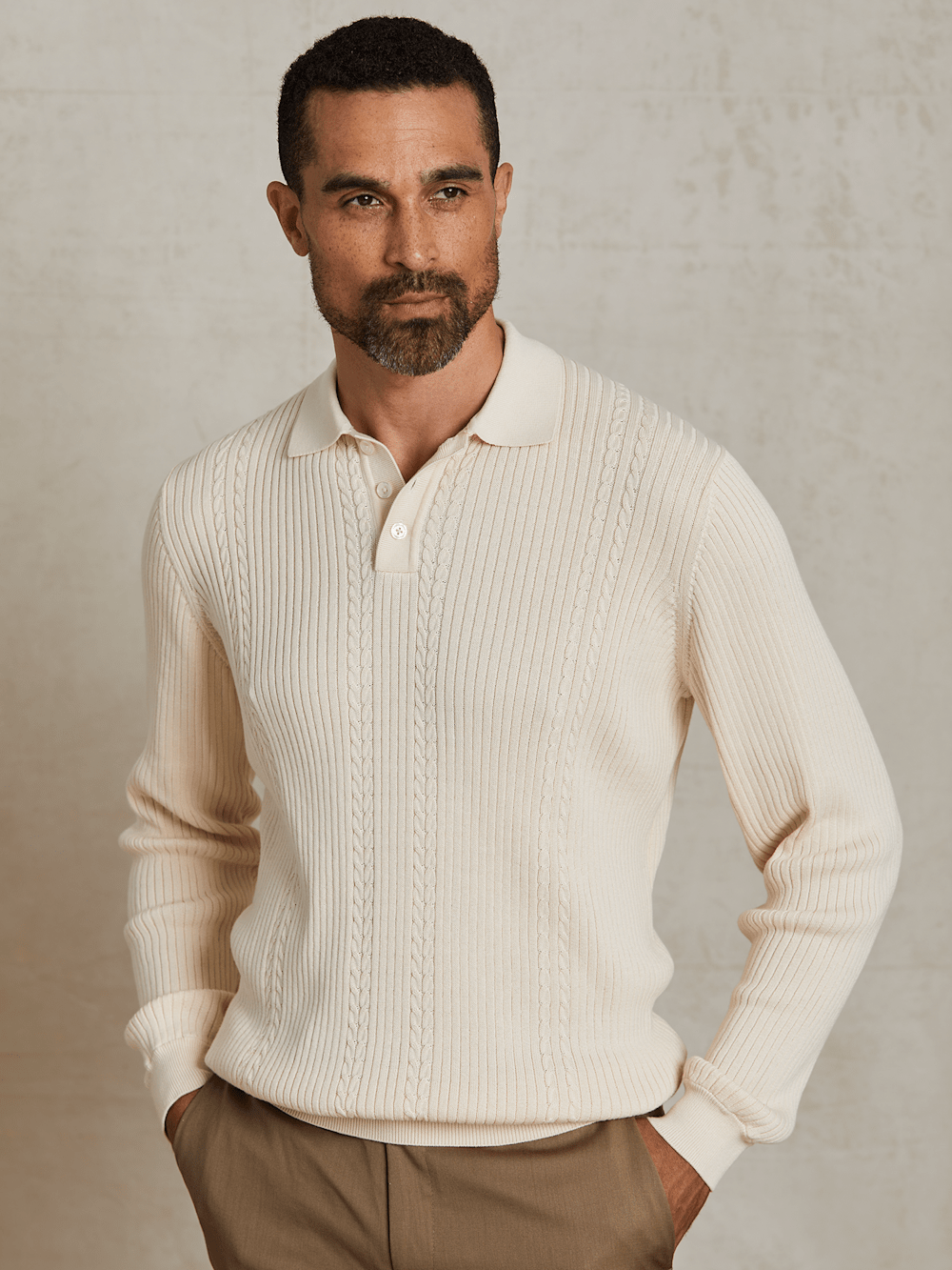 Alternate Image of Cotton Three Button Polo-6