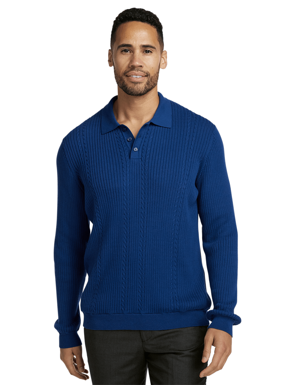 Alternate Image of Cotton Three Button Polo-1