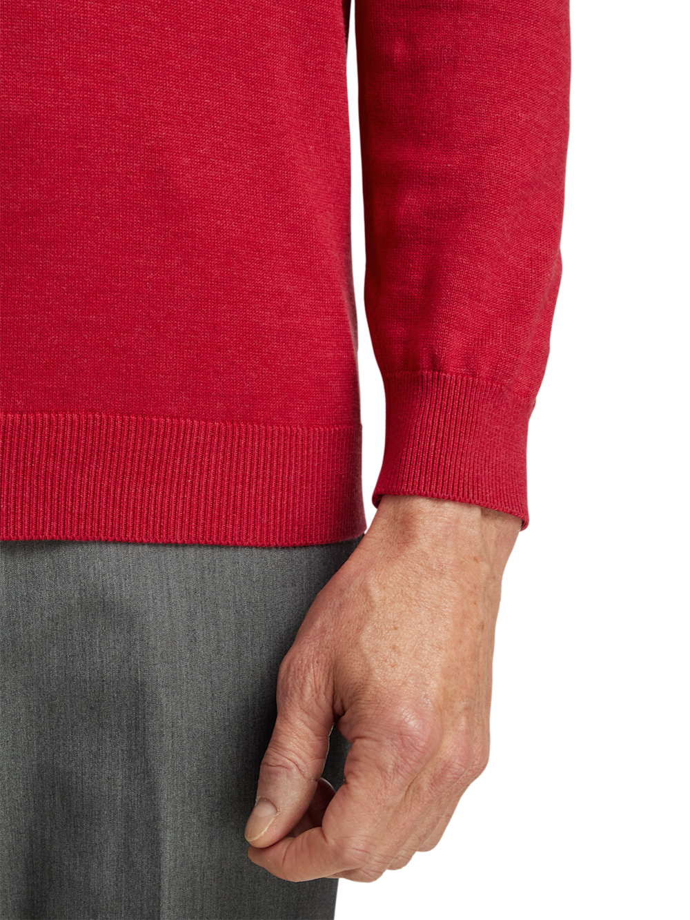 Alternate Image of Supima Cotton Mock Neck Sweater-3