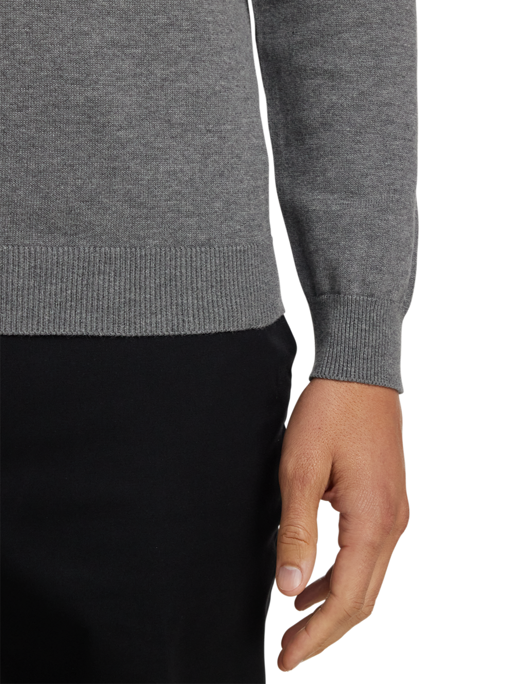 Alternate Image of Supima Cotton Mock Neck Sweater-3