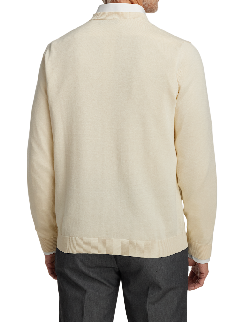 Alternate Image of Supima Cotton V-neck Sweater-4