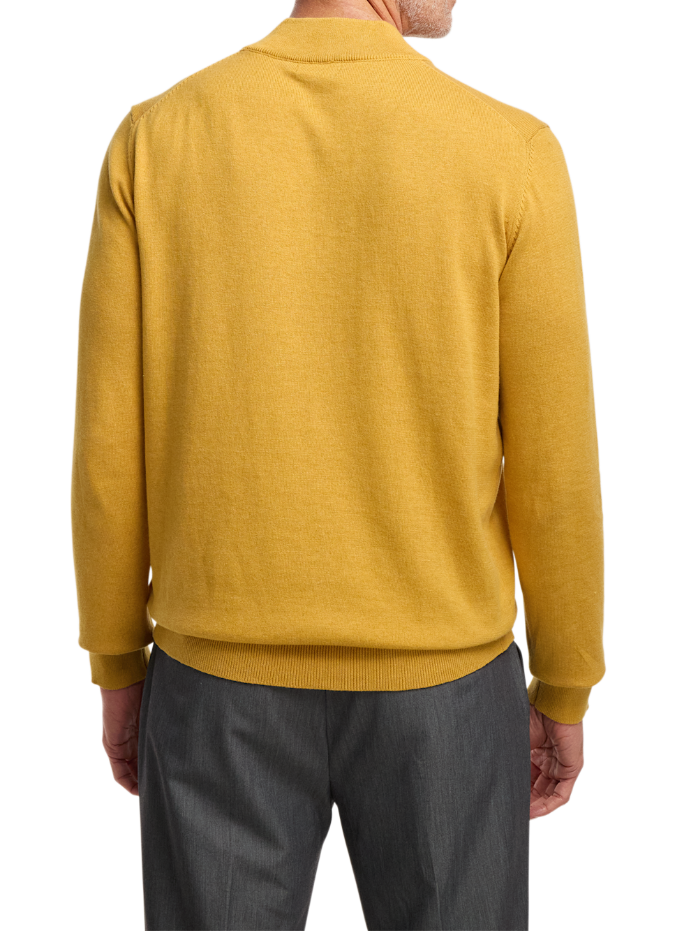 Alternate Image of Supima Cotton Four Button Mock Neck Sweater-4