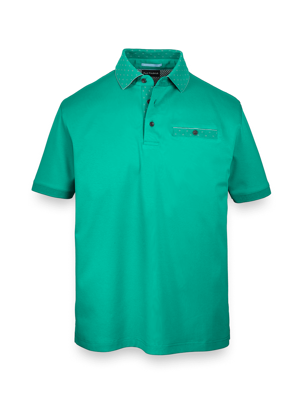 Product Image of Mercerized Cotton Polo-Green