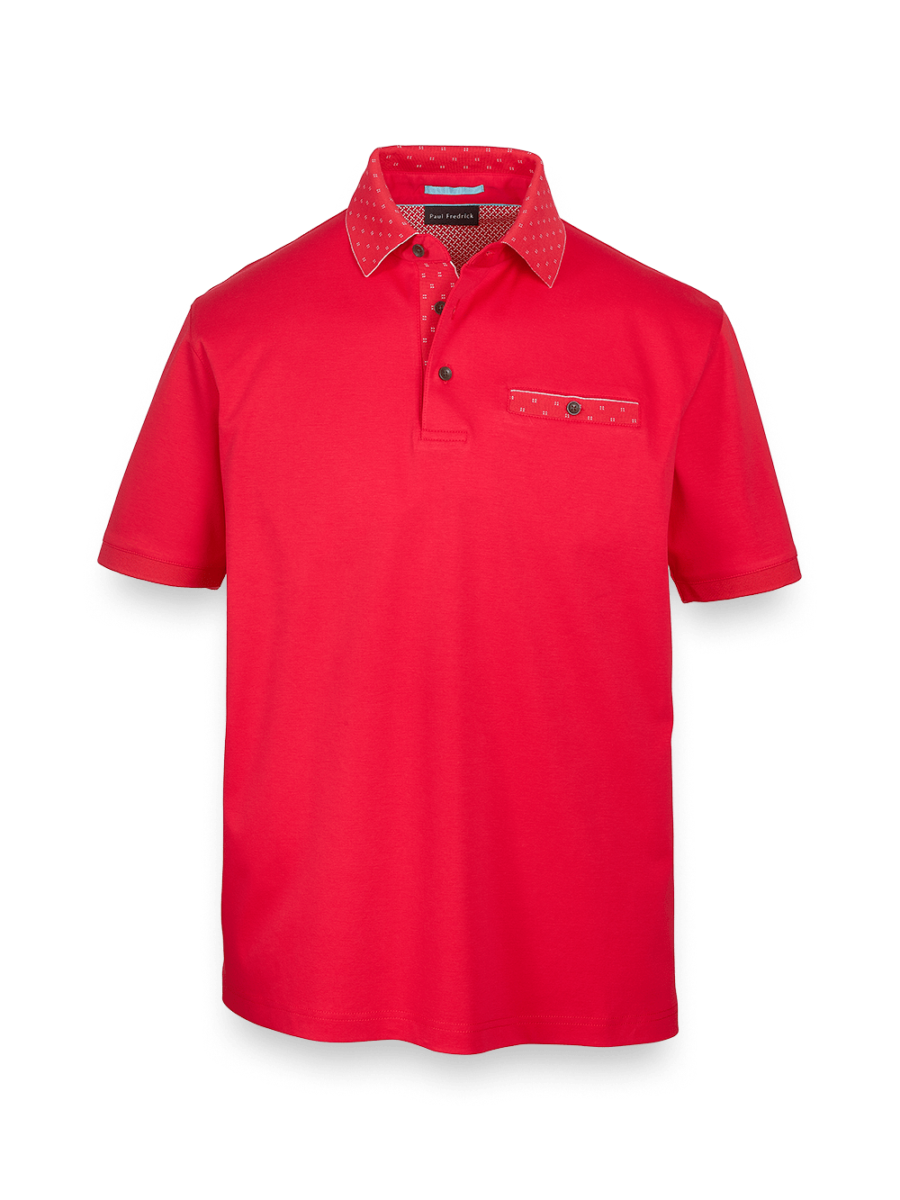 Product Image of Mercerized Cotton Polo-Salmon