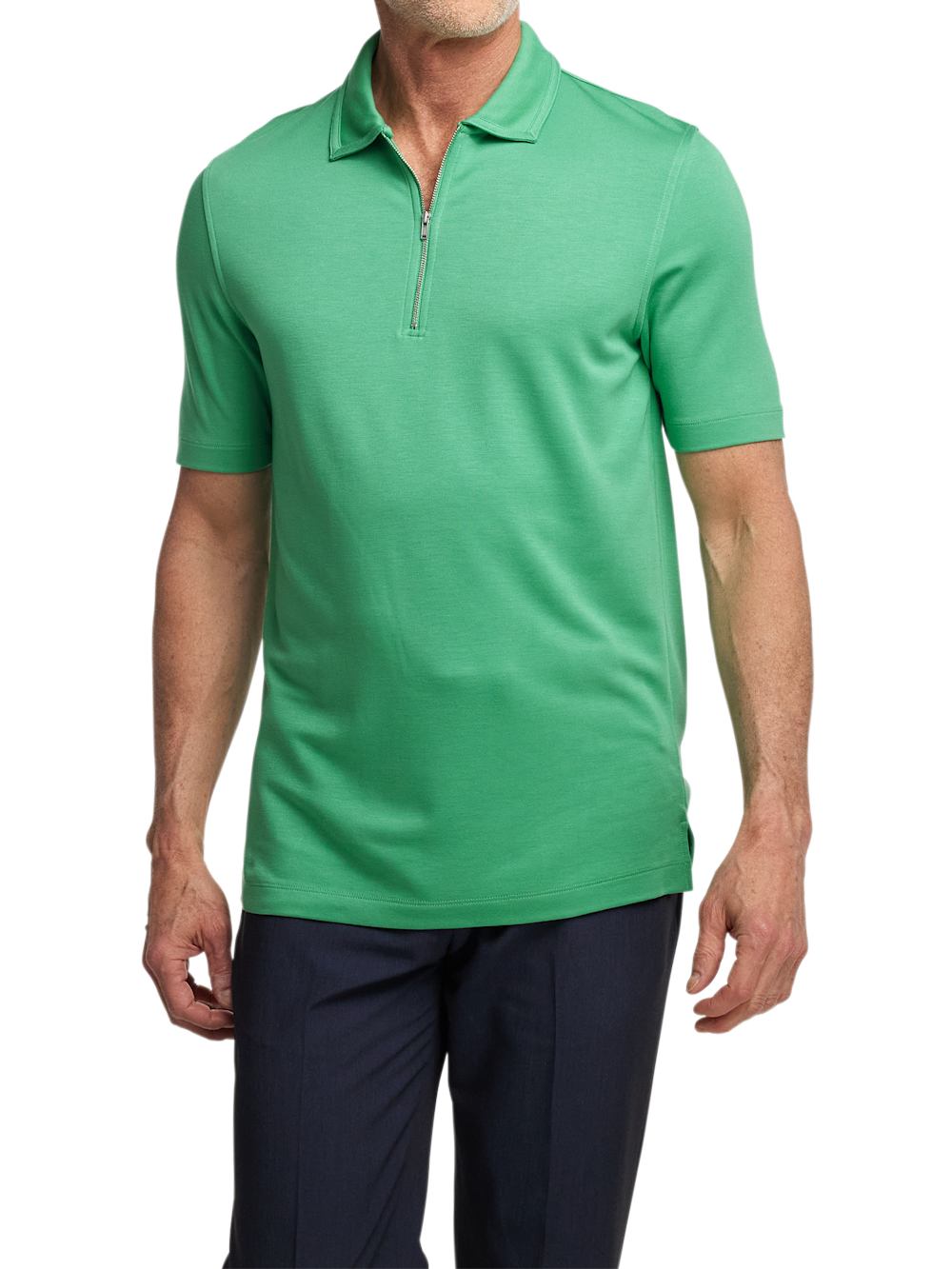 Alternate Image of Lyocell Blend Quarter Zip Polo-1