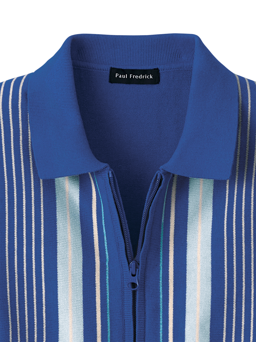 Alternate Image of Cotton Full Zip Polo-5