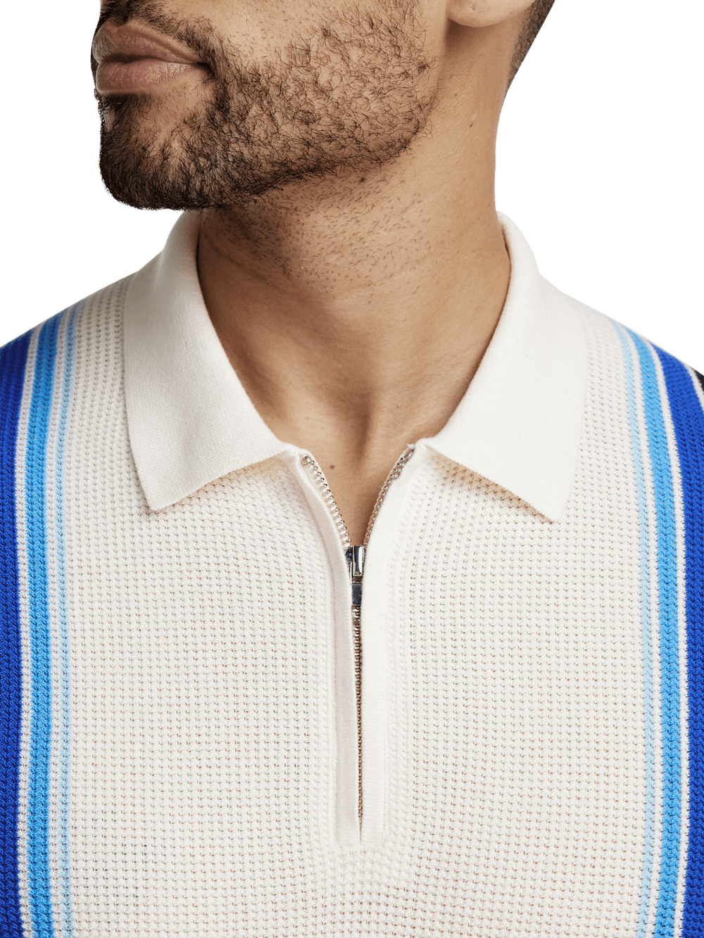 Alternate Image of Cotton Quarter Zip Polo-2