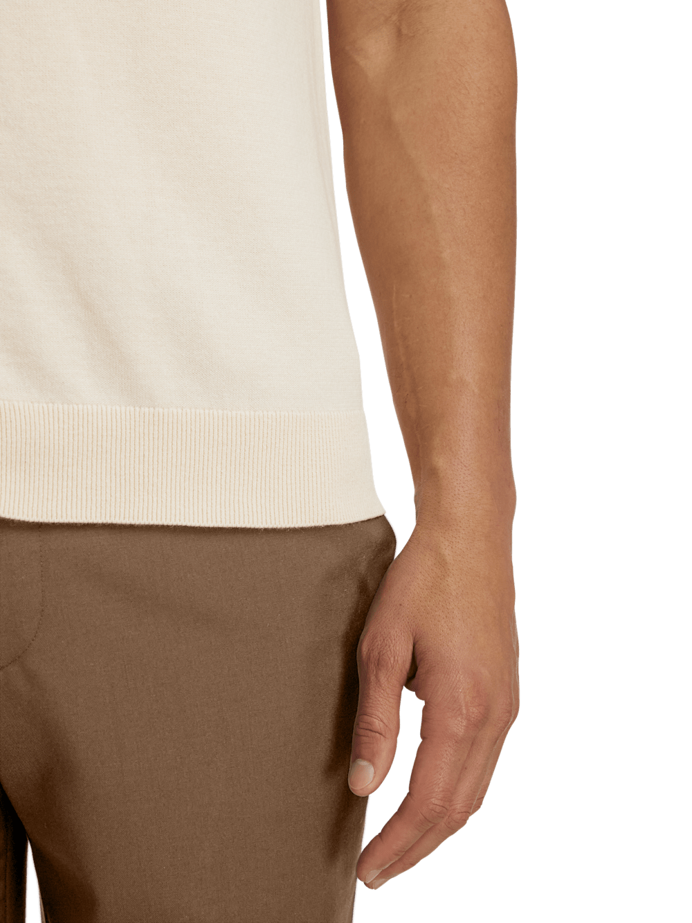 Alternate Image of Cotton Button Front Camp Collar Sweater-3