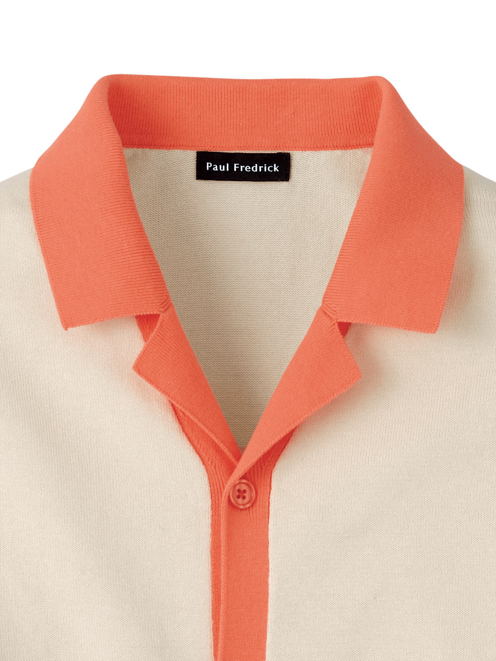 Alternate Image of Cotton Button Front Camp Collar Sweater-5