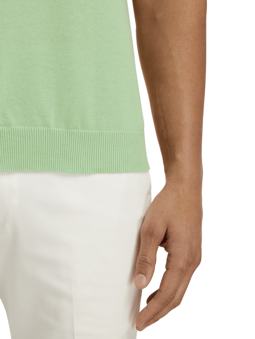 Alternate Image of Cotton Button Front Camp Collar Sweater-3
