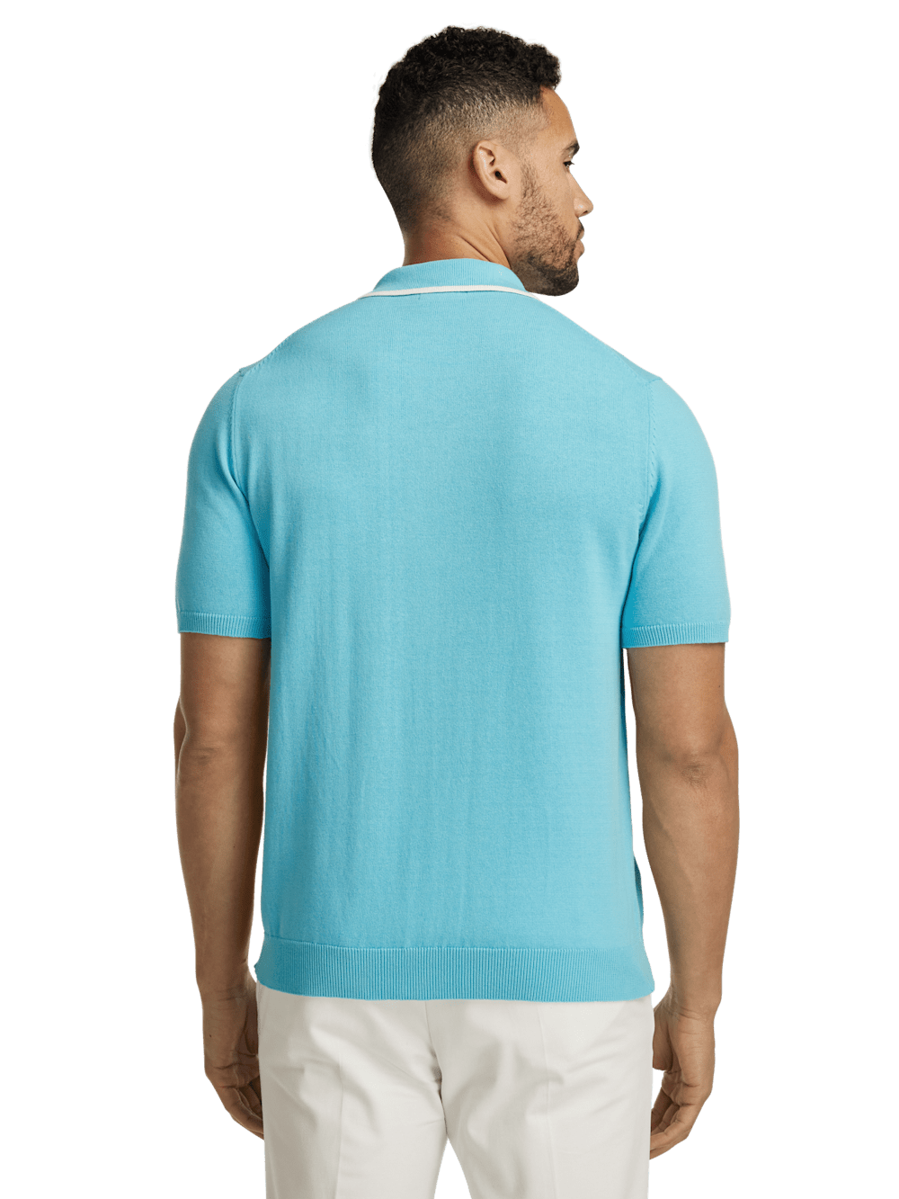 Alternate Image of Cotton Button Front Camp Collar Sweater-4