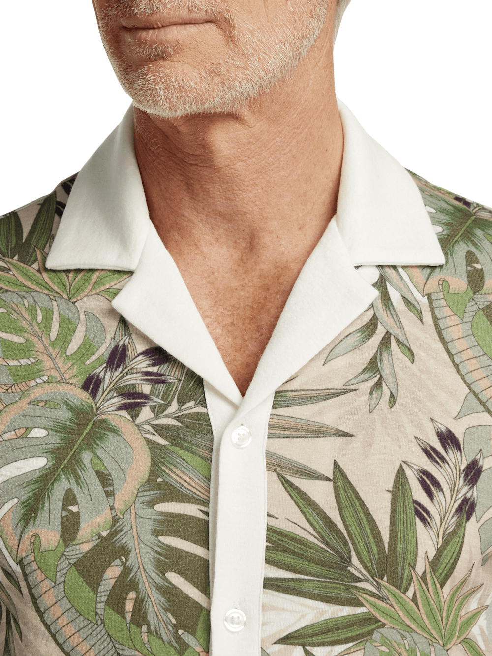 Alternate Image of Linen Blend Button Front Camp Collar-2