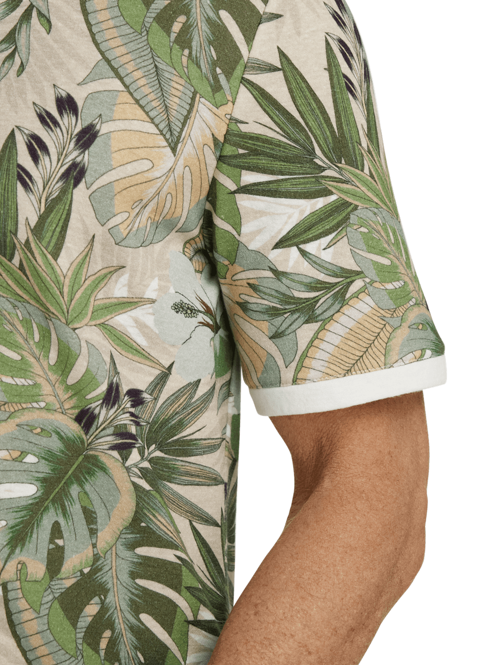 Alternate Image of Linen Blend Button Front Camp Collar-3