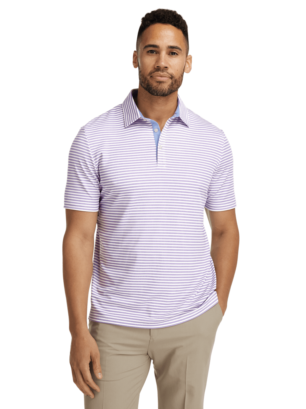 Alternate Image of Performance Blend Three Button Polo-1