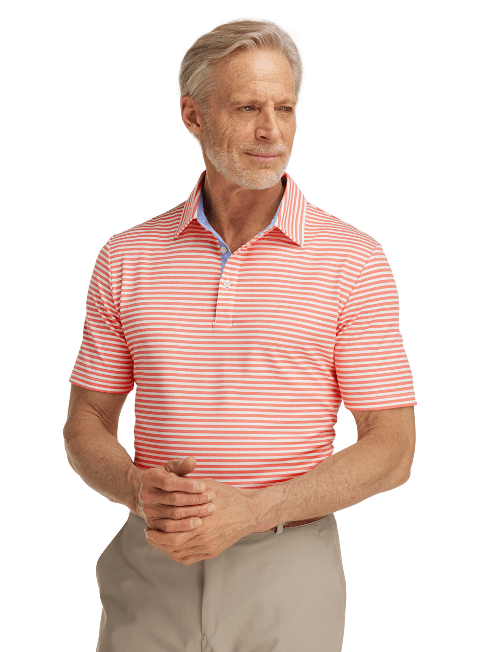 Alternate Image of Performance Blend Three Button Polo-4