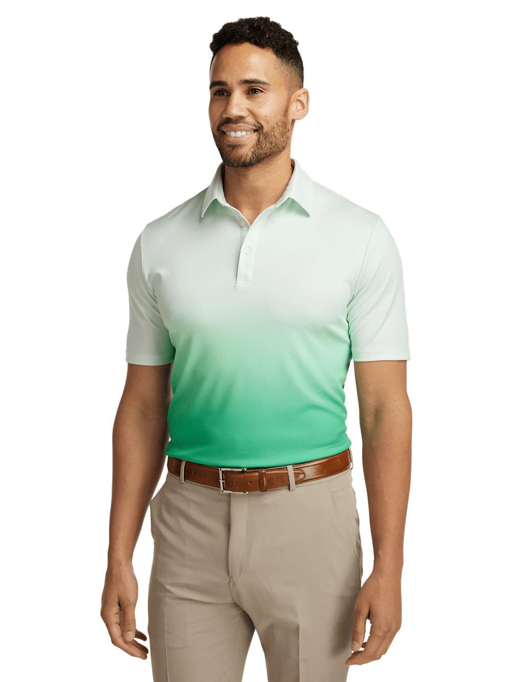 Alternate Image of Performance Blend Three Button Polo-4