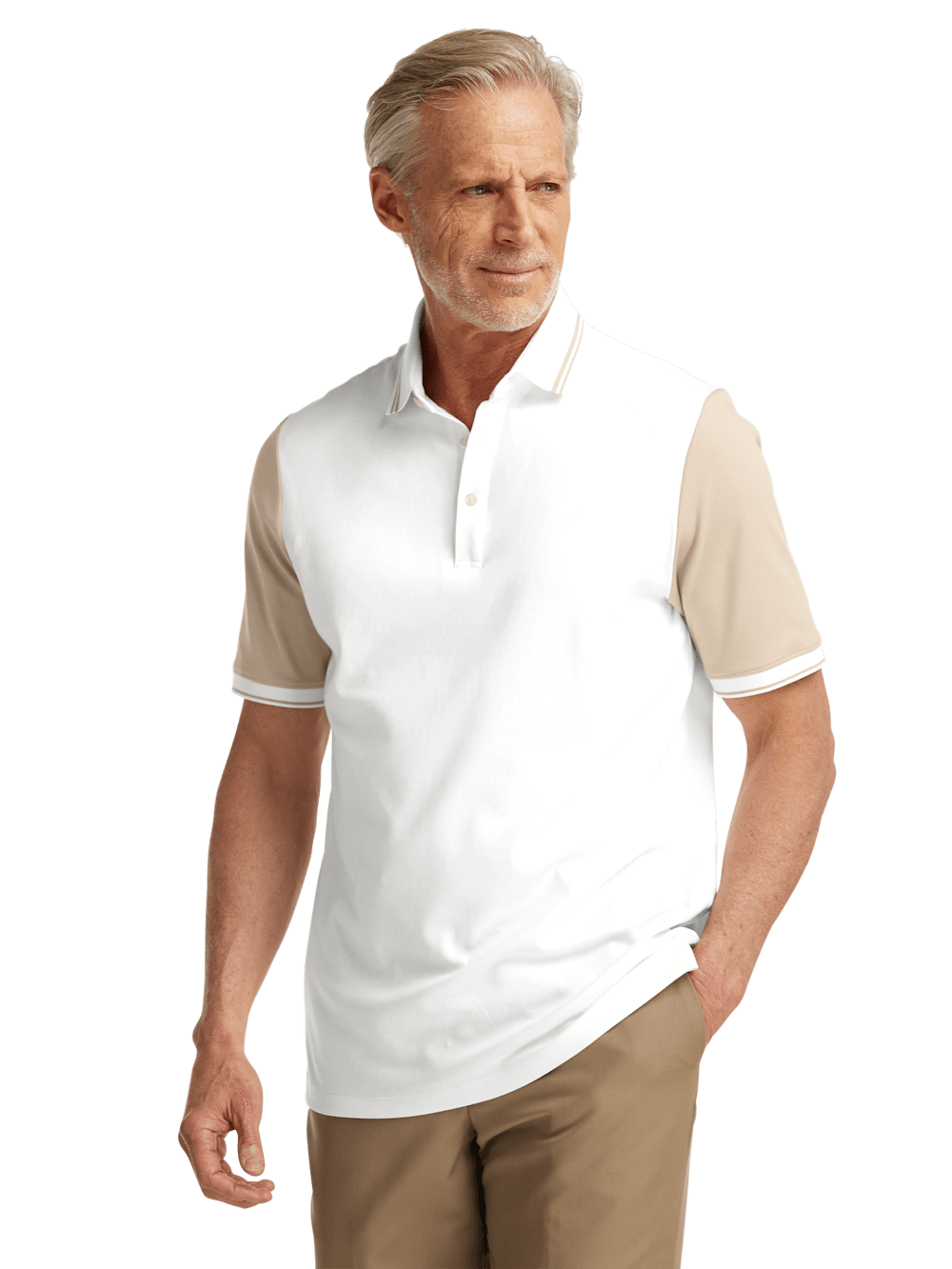 Alternate Image of Cotton Three Button Polo-1