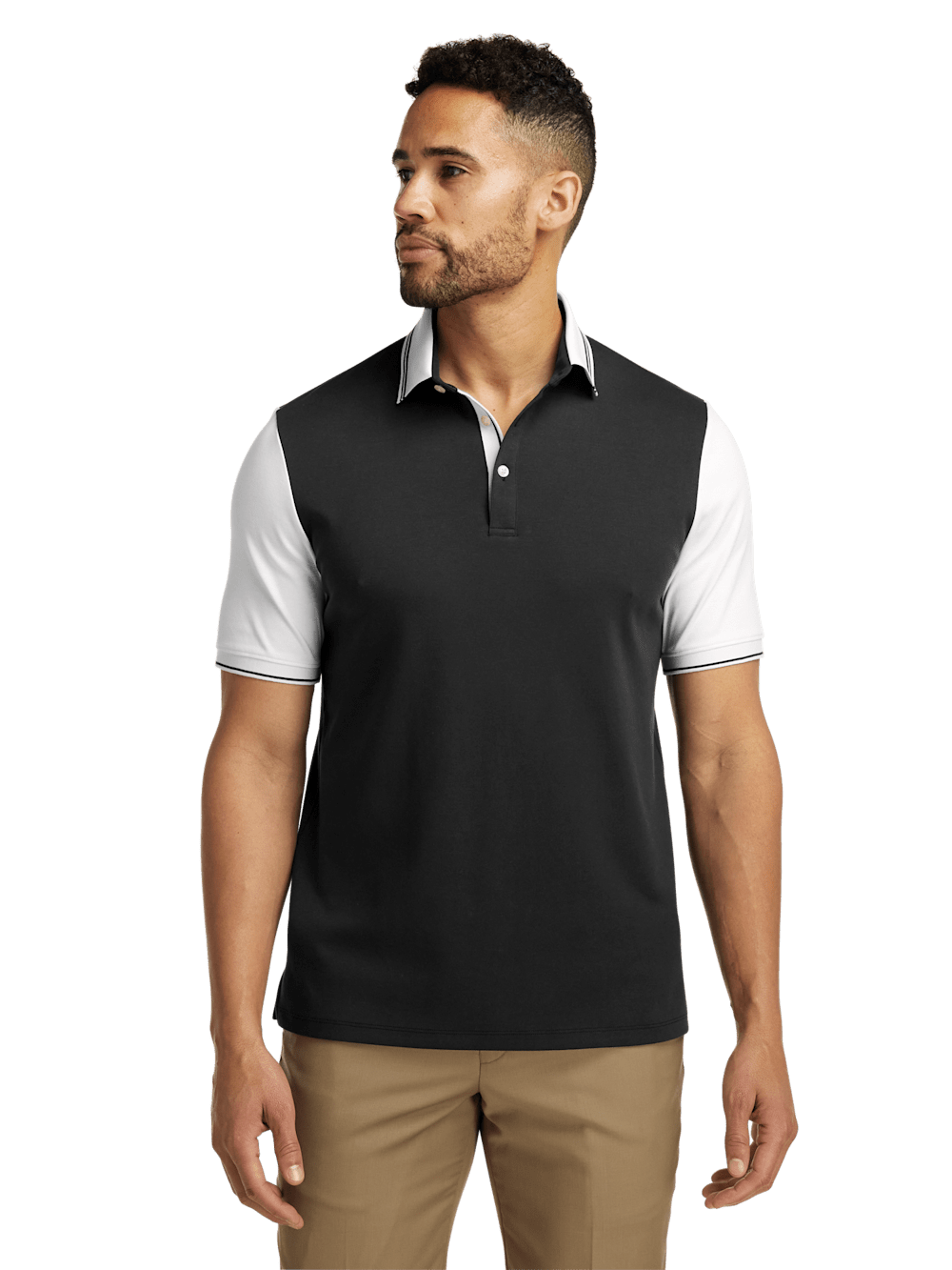 Alternate Image of Cotton Three Button Polo-1