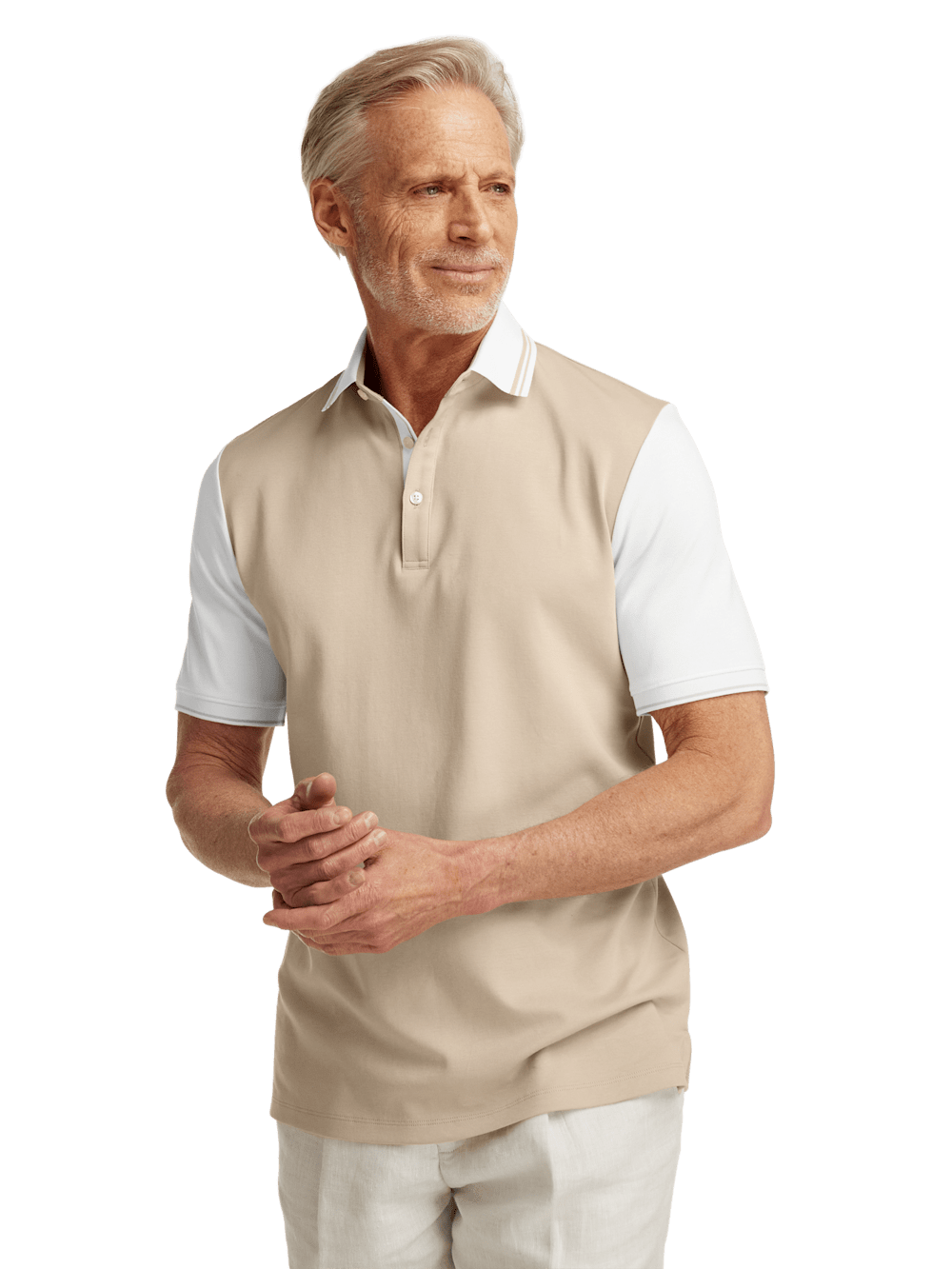 Alternate Image of Cotton Three Button Polo-1
