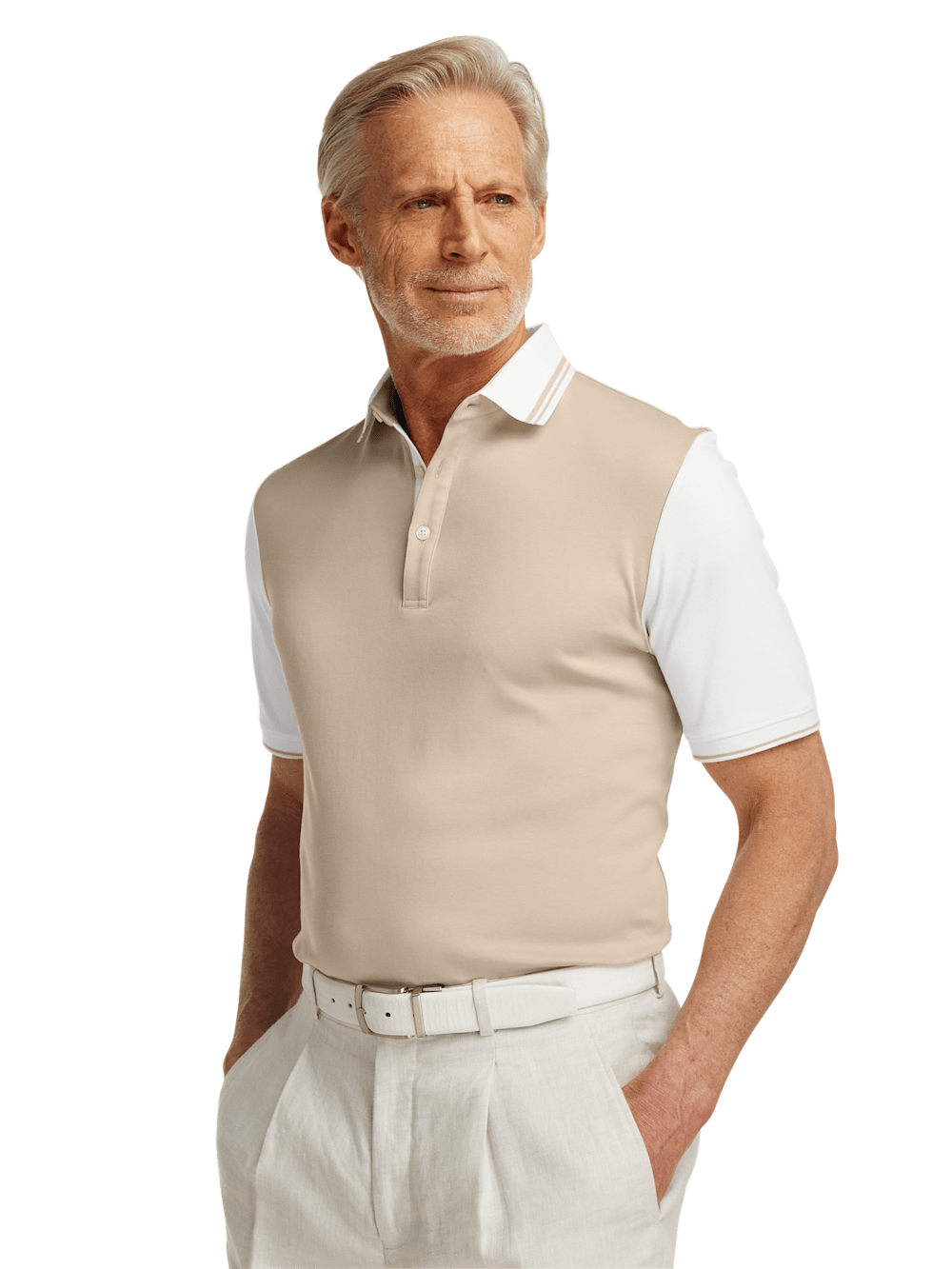 Alternate Image of Cotton Three Button Polo-4