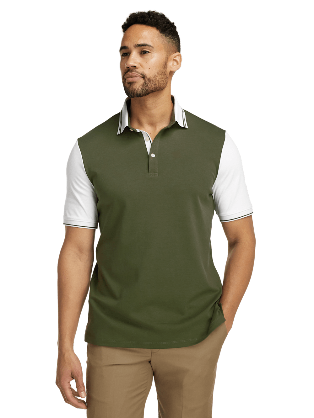 Alternate Image of Cotton Three Button Polo-1