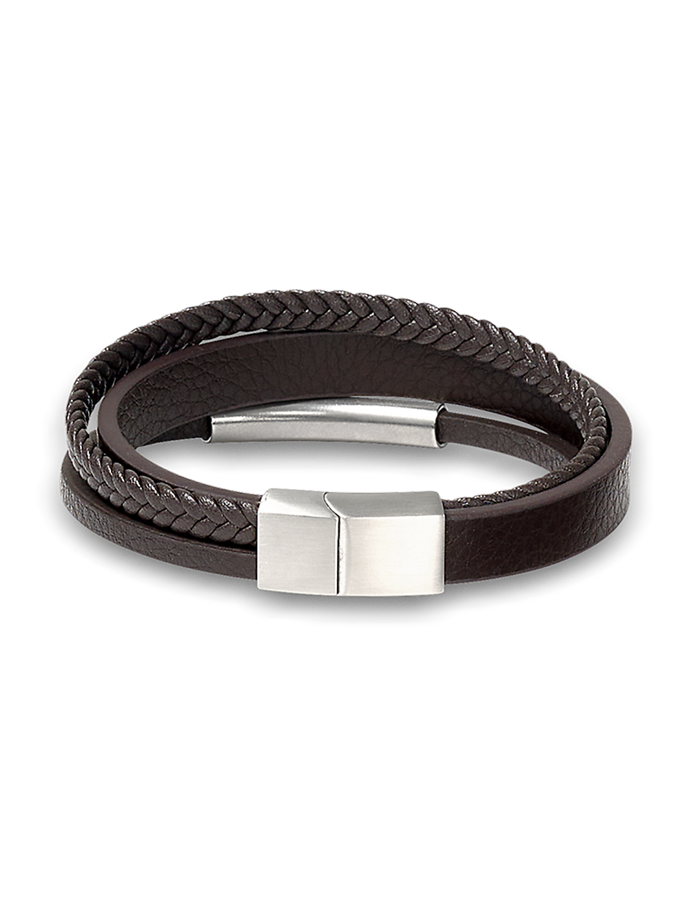 Product Image of Leather Bracelet-Brown
