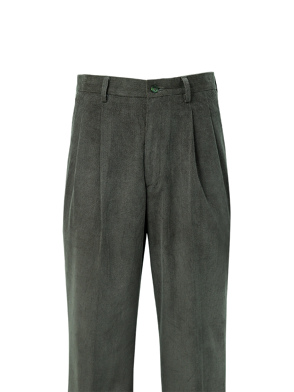 Alternate Image of Corduroy Pleated Pants-1#model_pleated front