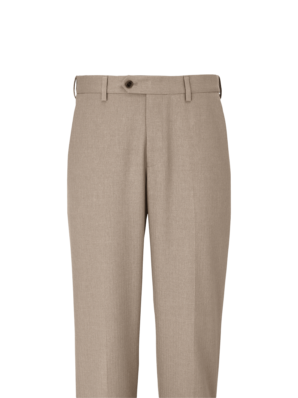 Alternate Image of Microfiber Herringbone Flat Front Pants-1#model_flat front
