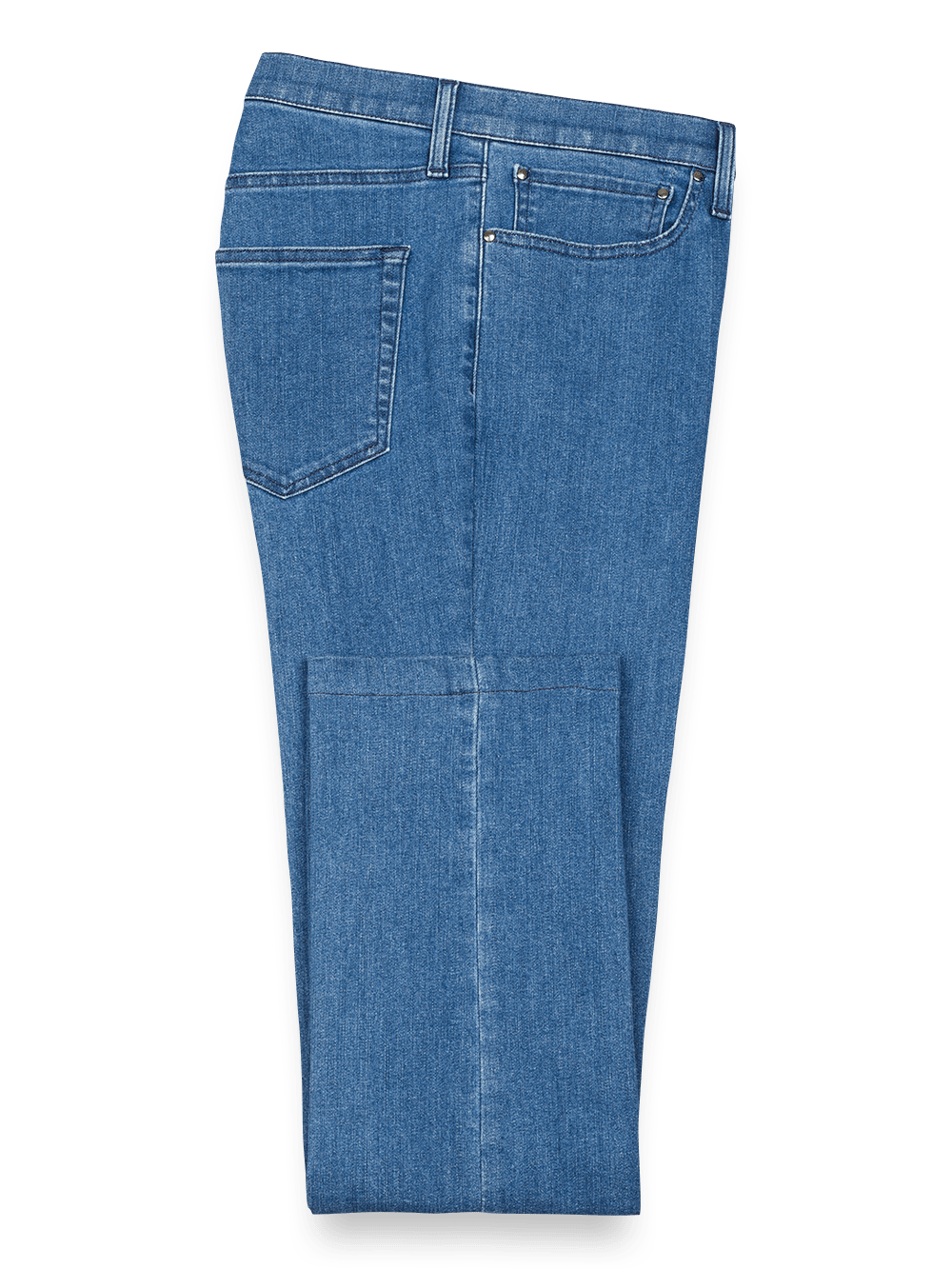 Product Image of Five Pocket Denim Pants-Medium Blue