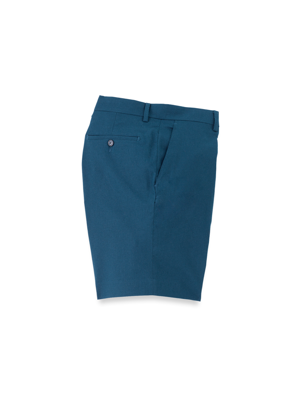 Product Image of Linen / Cotton Shorts-Navy#model_flat front