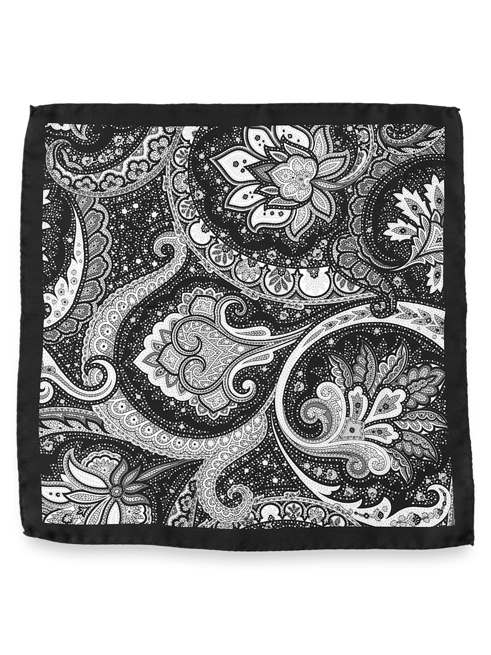 Alternate Image of Paisley Silk Pocket Square-1