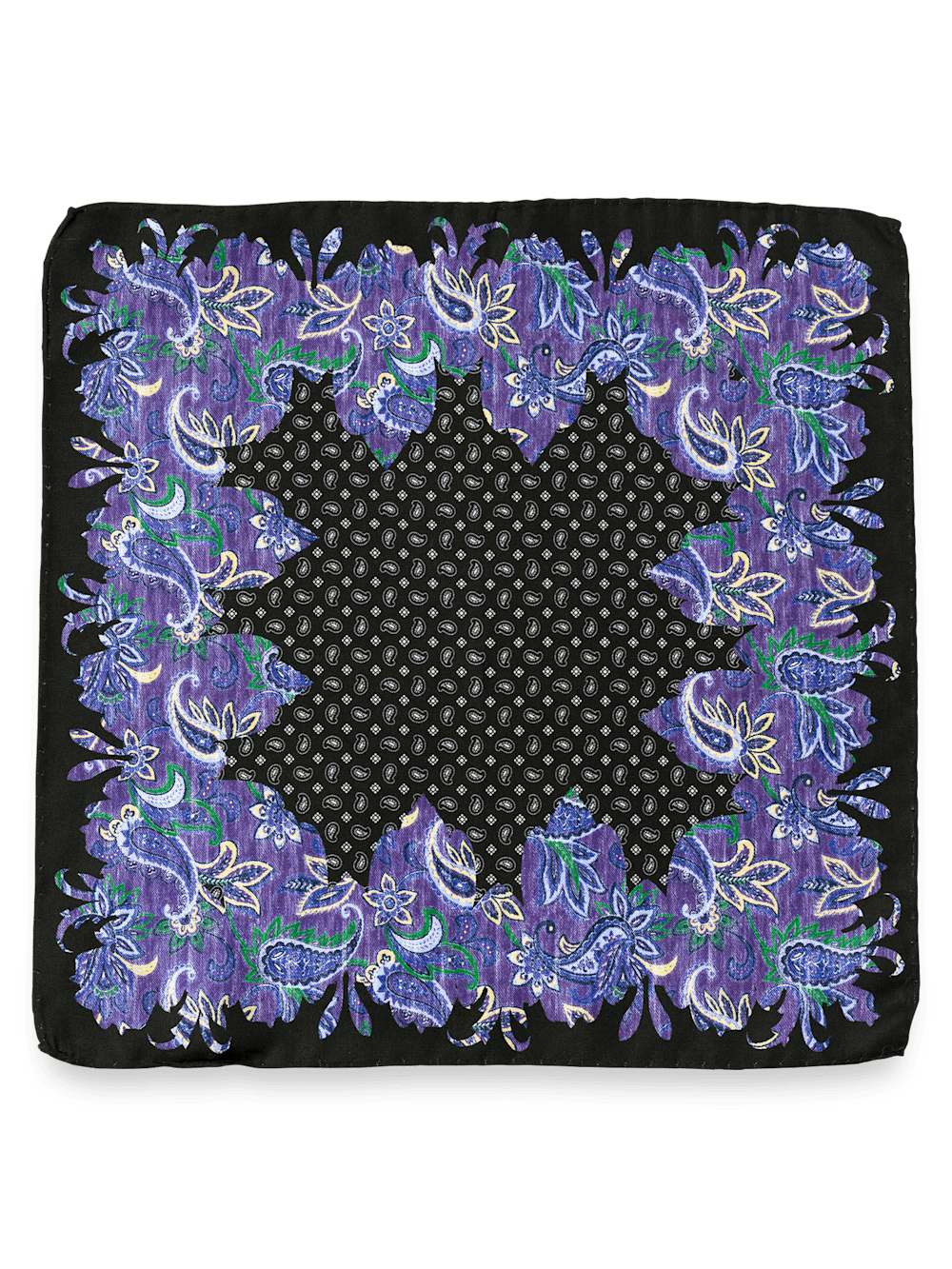 Alternate Image of Paisley Silk Pocket Square-1