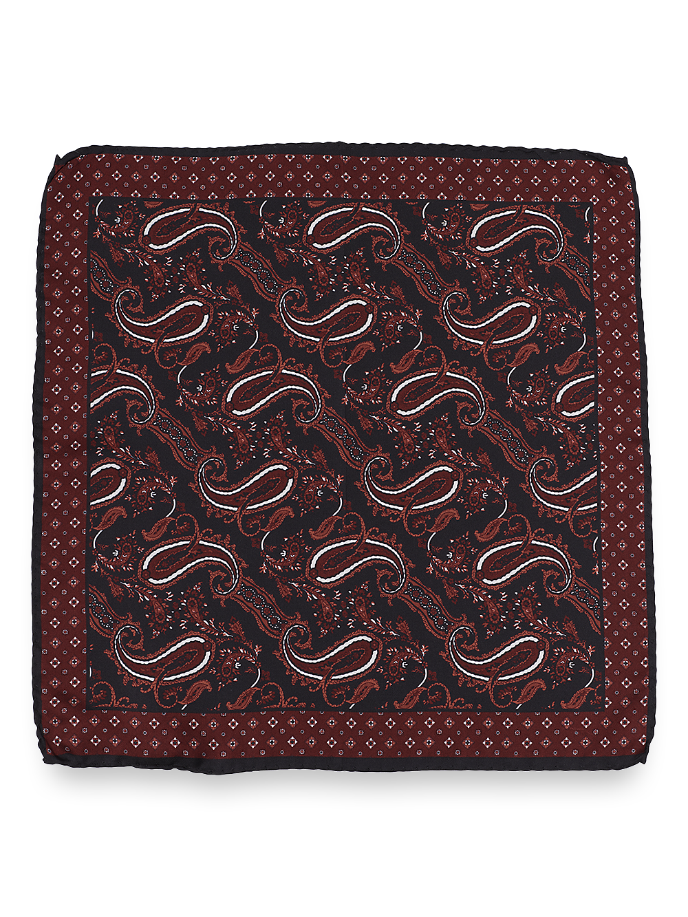 Alternate Image of Paisley Silk Pocket Square-1