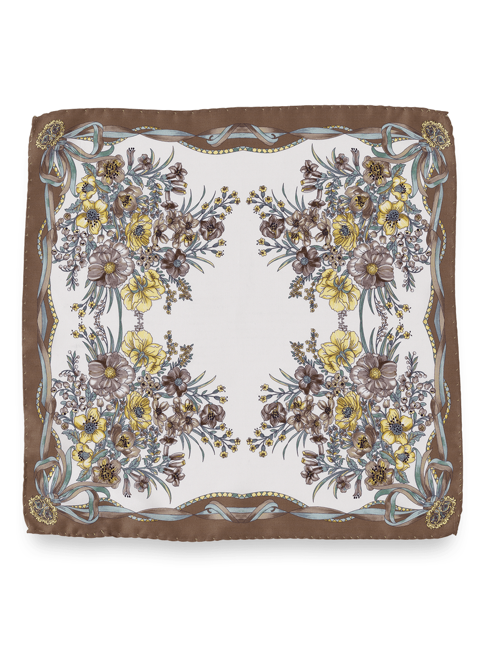 Alternate Image of Floral Silk Pocket Square-1