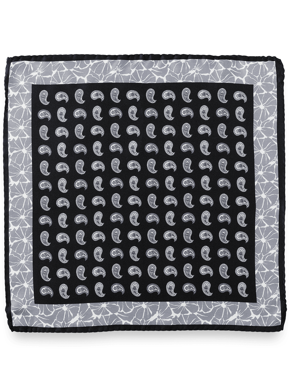 Alternate Image of Paisley Silk Pocket Square-1