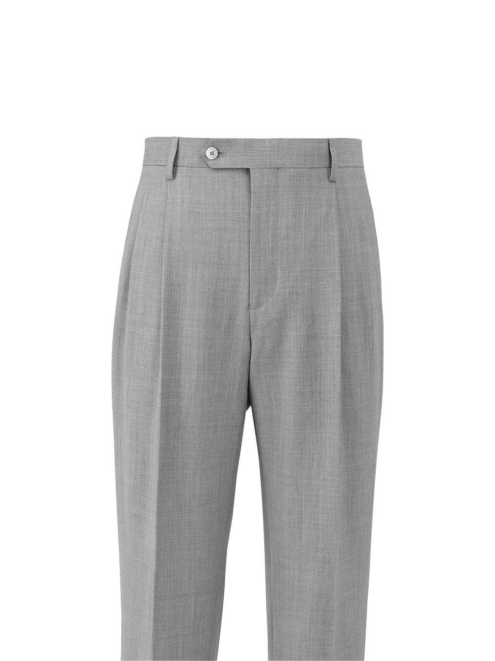 Alternate Image of Wool Stretch Bengaline Suit Pants-1#model_pleated front