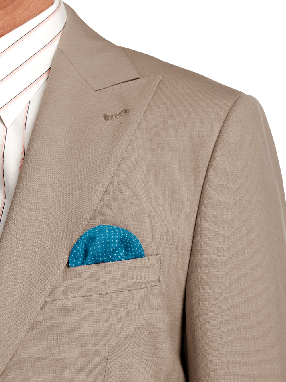 Alternate Image of Wool Stretch Bengaline Peak Lapel Suit Jacket-5
