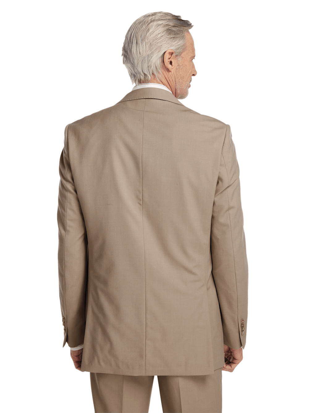 Alternate Image of Wool Stretch Bengaline Peak Lapel Suit Jacket-6