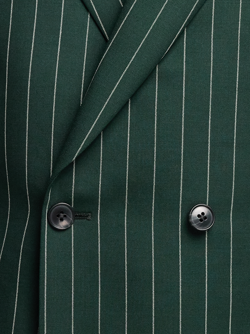 Alternate Image of Wool Stretch Stripe Double Breasted Peak Lapel Suit Jacket-4
