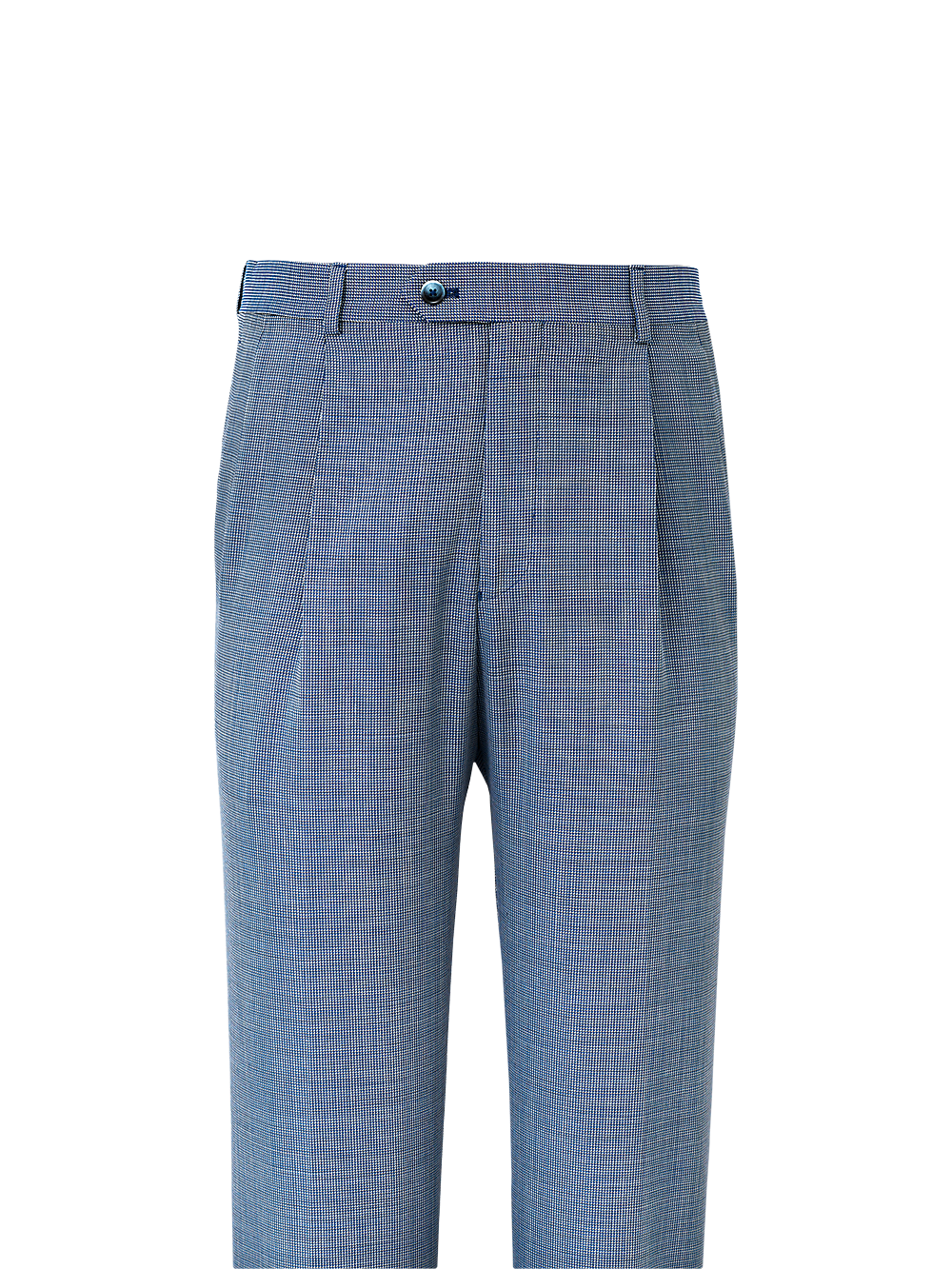 Alternate Image of Italian Wool Check Pleated Suit Pants-1
