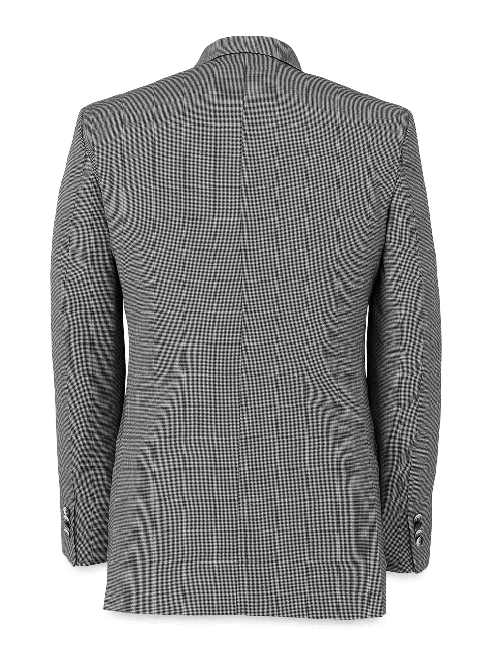 Alternate Image of Wool Micro Check Single Breasted Peak Lapel Suit Jacket-4