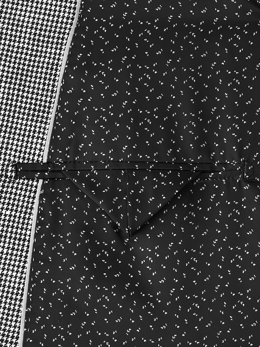 Alternate Image of Linen Houndstooth Double Breasted Peak Lapel Suit Jacket-2