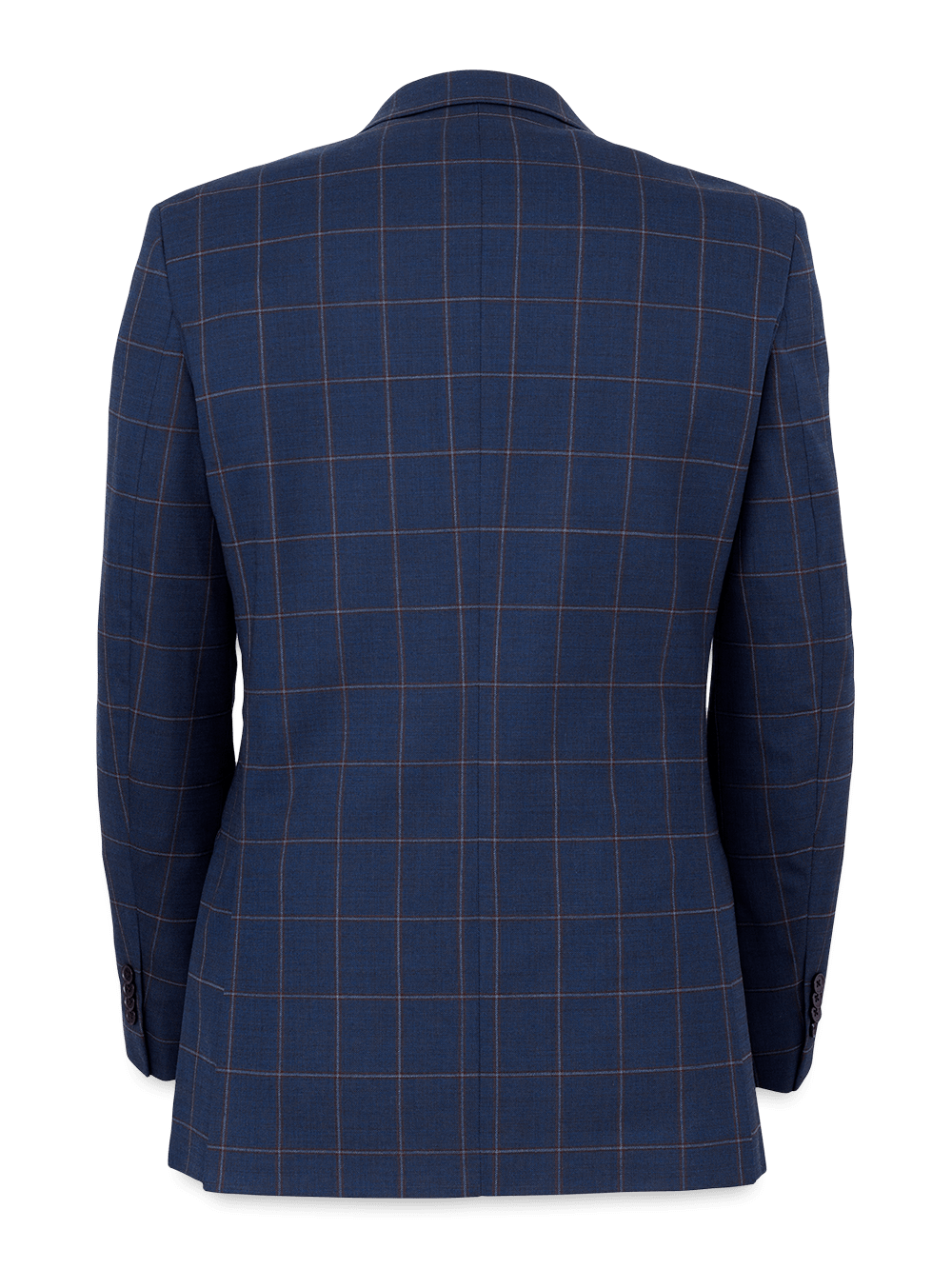 Alternate Image of Wool Stretch Windowpane Notch Lapel Suit Jacket-4