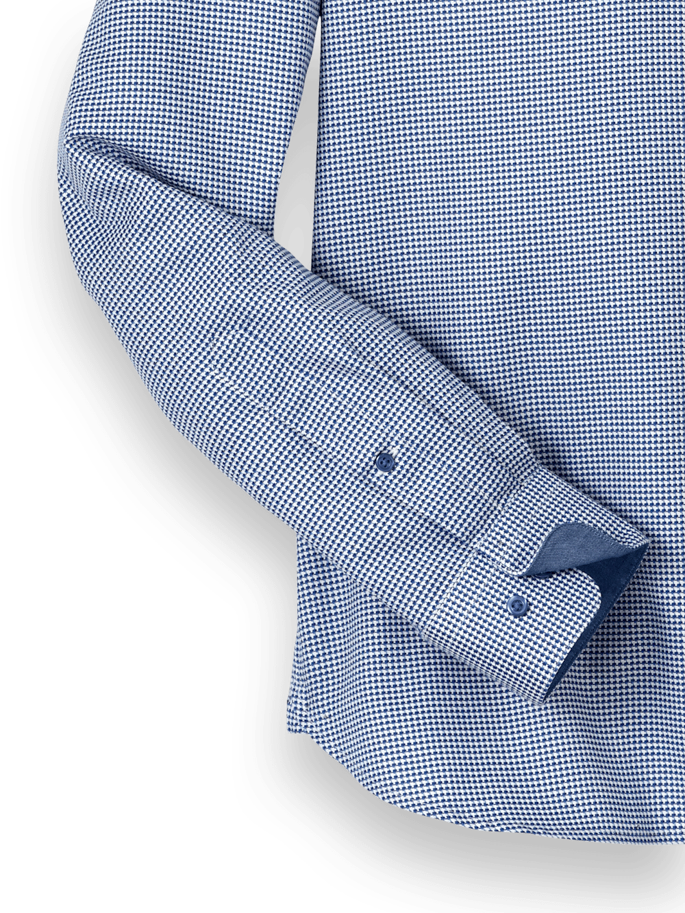 Alternate Image of Cotton Houndstooth Casual Shirt-6