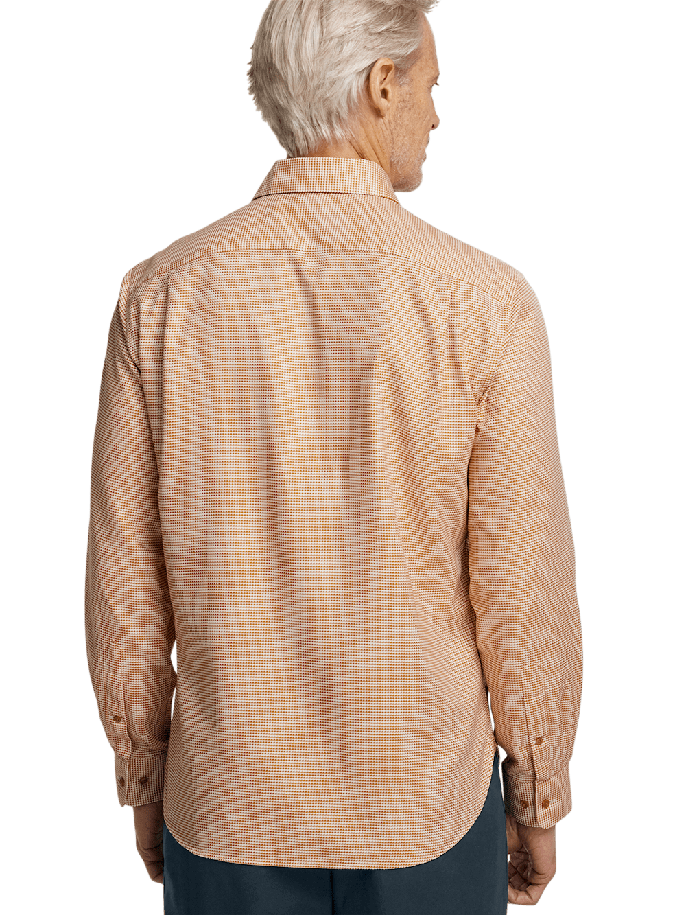 Alternate Image of Cotton Houndstooth Casual Shirt-4