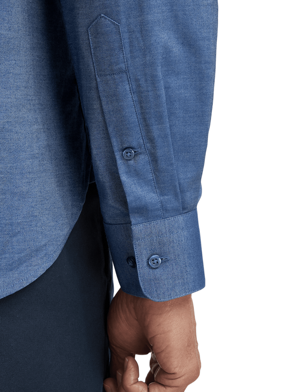 Alternate Image of Cotton Solid Casual Shirt-3