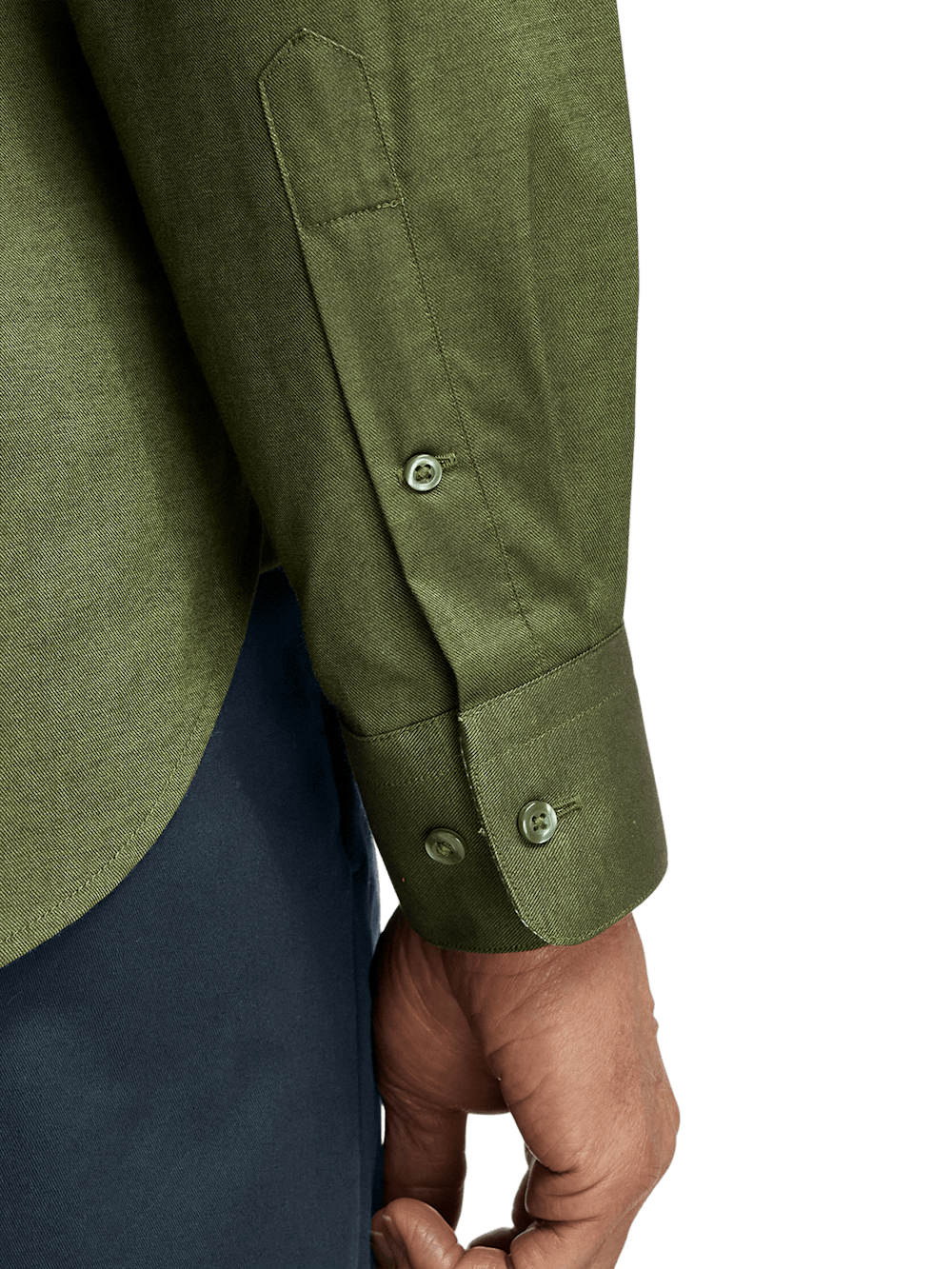 Alternate Image of Cotton Solid Casual Shirt-3