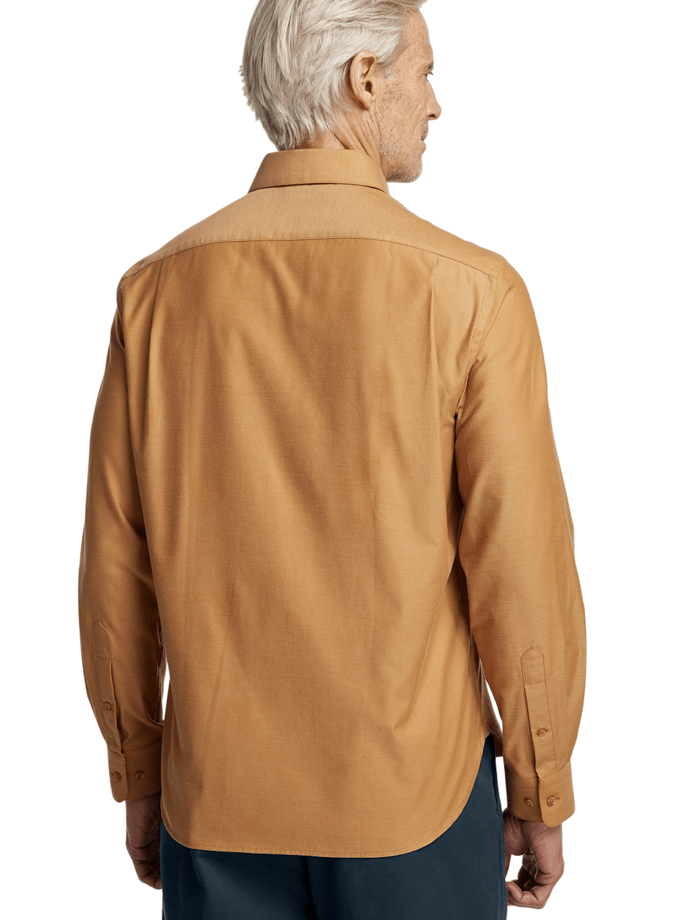 Alternate Image of Cotton Solid Casual Shirt-4